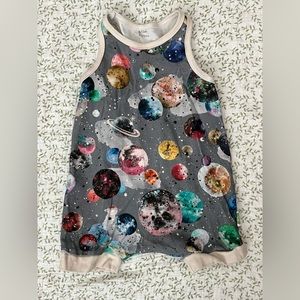 Unisex Planet Romper